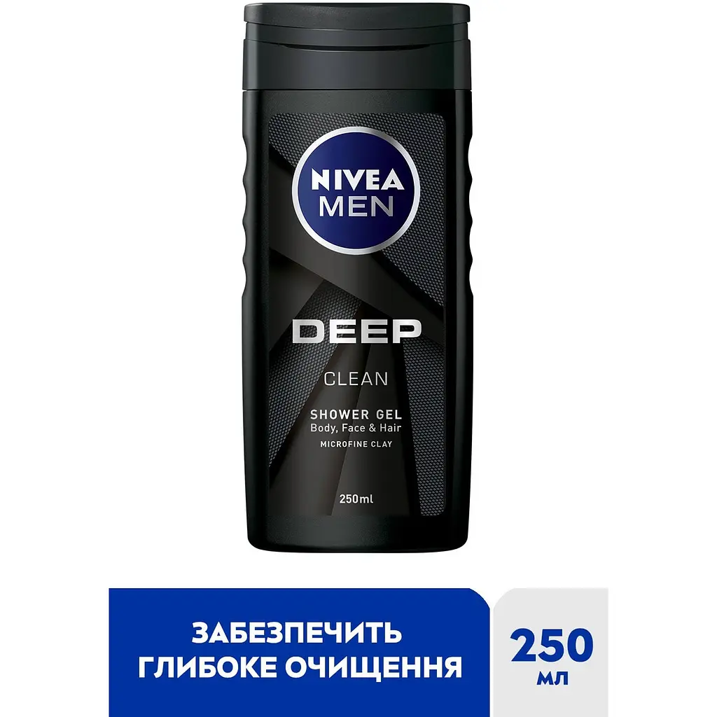 Гель для душу Nivea Men Deep Clean 250 мл - фото 3