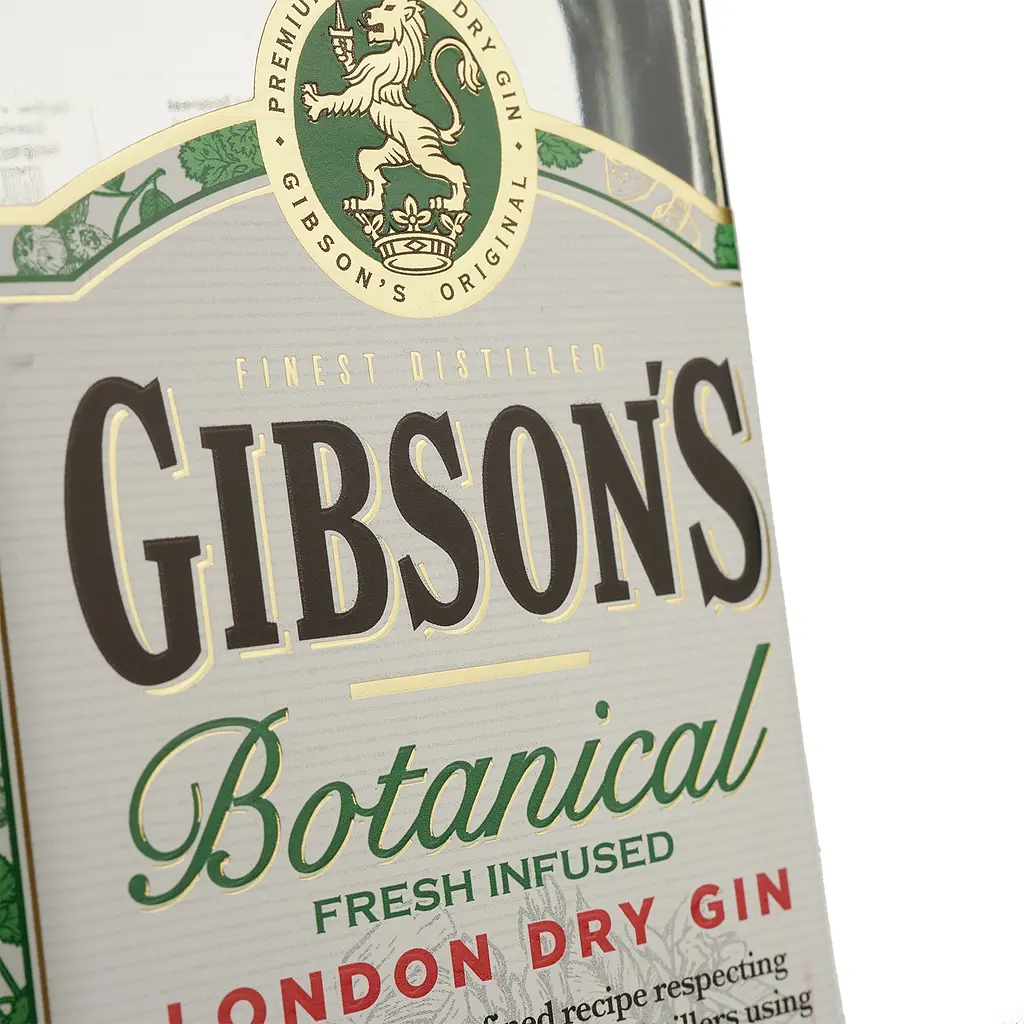 Джин Gibson's Botanical London Dry Gin 37.5% 0.7 л - фото 3