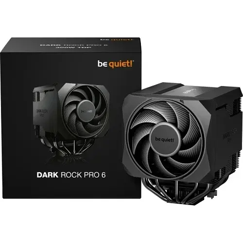 Кулер для процесора Dark Rock Pro 6, Black, алюміній/мідь, 7 трубок be quiet! teh0027872 - фото 7