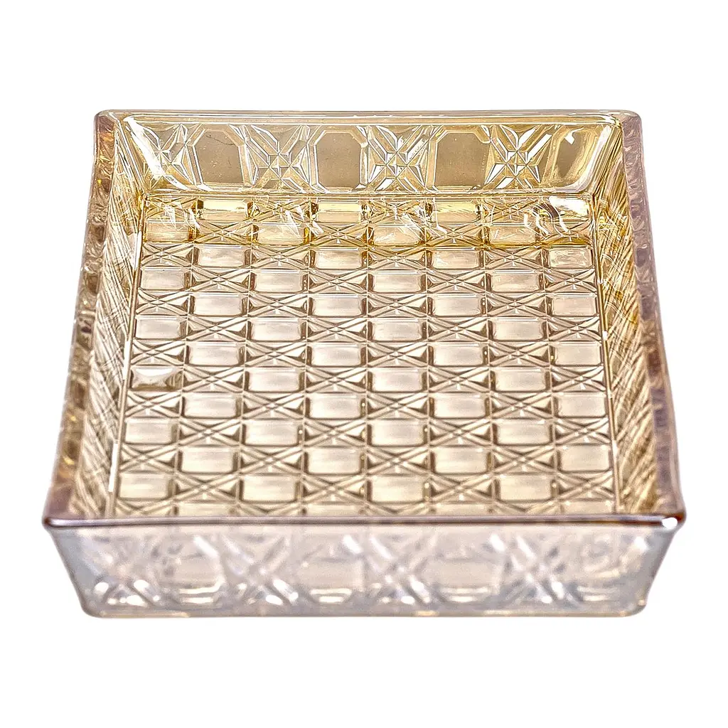 Блюдо для закусок Lirmartur скляне 27,5*13,5*2,5 см, hexagon Yiwu HP-YH-56 - фото 3