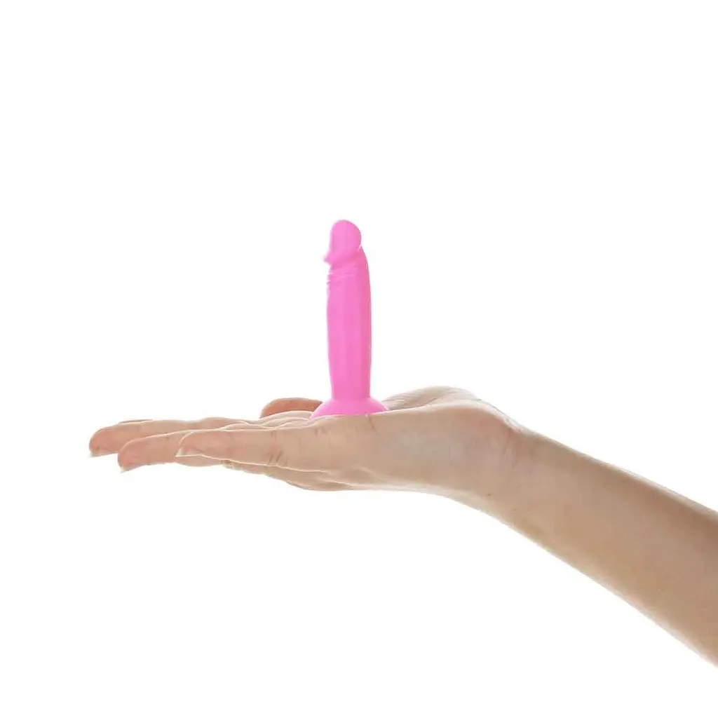 Набір фалоімітаторів Addiction Silly Willy Glow in the Dark, 4 кольори, 12 шт, 8.4 см - фото 7