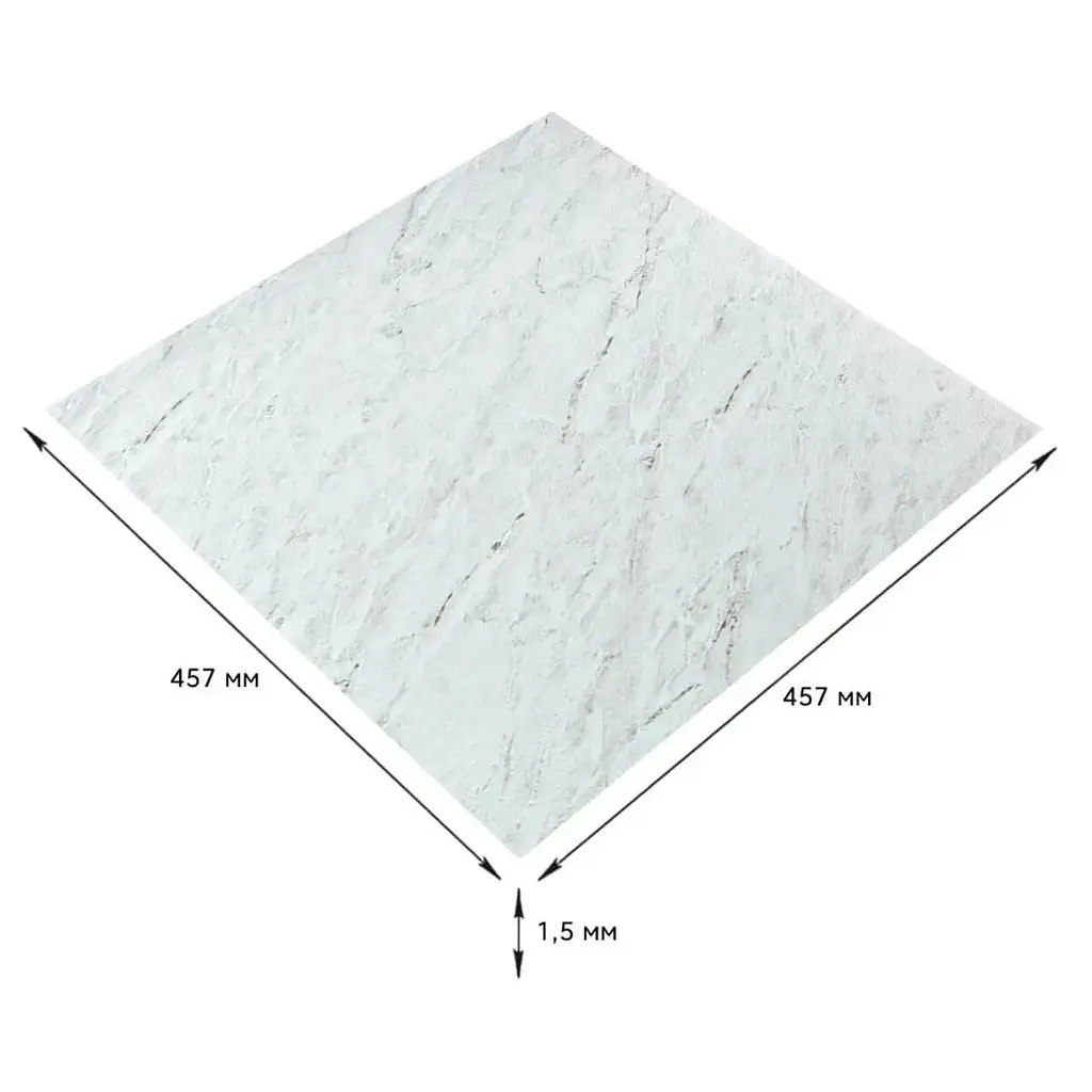 Плитка LVT Wall Sticker SW-00002460 самоклеюча 457х457х1.5 мм - фото 3