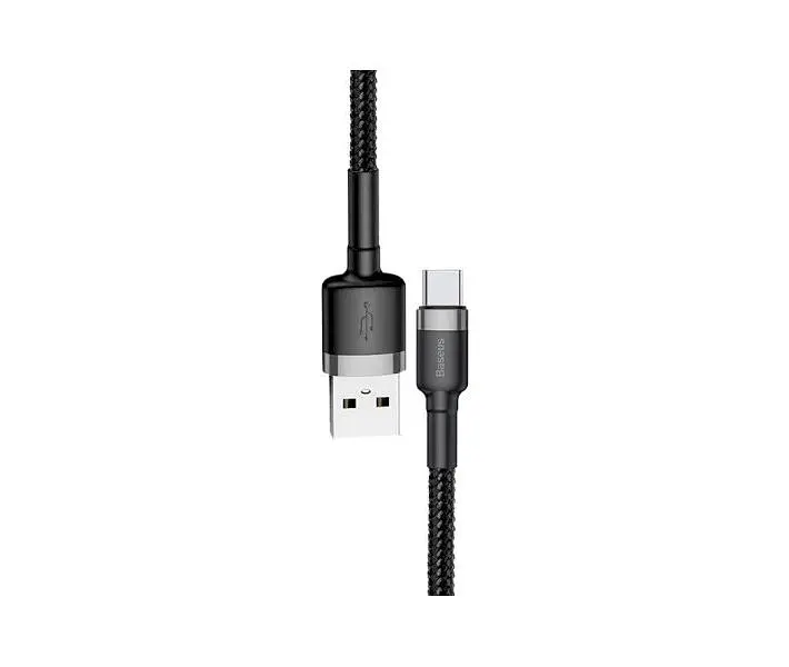 Кабель Baseus Cafule Cable USB for Micro 1.5A 2.0 м Grey/Black (CAMKLF-CG1) - фото 2