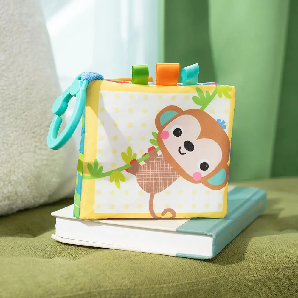 Книжка-іграшка м'яка Bright Starts Safari Buddies розвивальна (17469) - фото 2