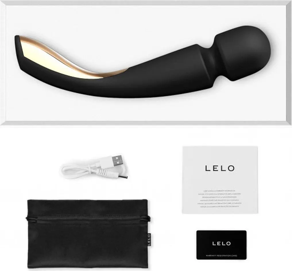 Вібромасажер LELO Smart Wand 2 Large Black (SO8095) [108502] - фото 7