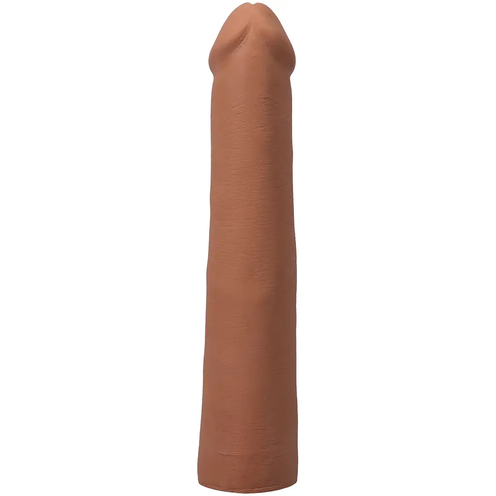 Фалоімітатор Doc Johnson The Realistic Cock ULTRASKYN 9 Inch Caramel - фото 4