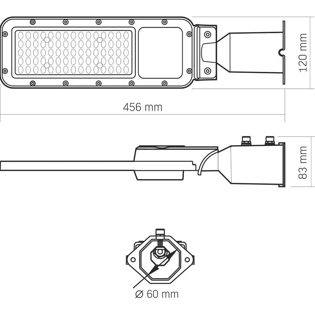Світлодіодний ліхтар Videx SLE17 50W 5000K Gray (VL-SLE17-0505) [144901] - фото 8