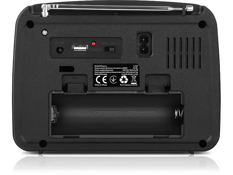 Радіоприймач REAL-EL X-520 Black (EL121800006) - фото 5