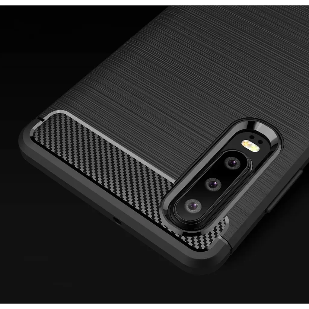 Чохол до мобільного телефона Laudtec для Huawei P30 Carbon Fiber (Black) (LT-P30B) - фото 8