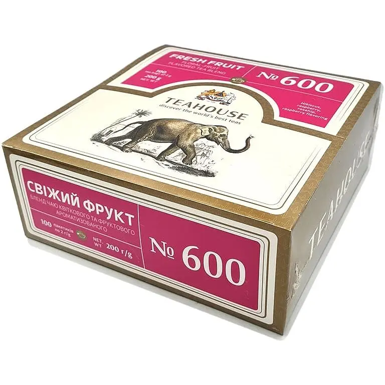 Чай фруктовий Teahouse Свіжий фрукт №600 у саше 200 г (100 шт. х 2 г) - фото 2