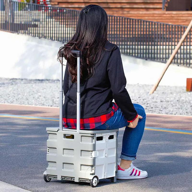 Складаний переносний візок Xiaomi MAIWEI Folding Storage Trolley Case 35L (TN-SNX01) - фото 4