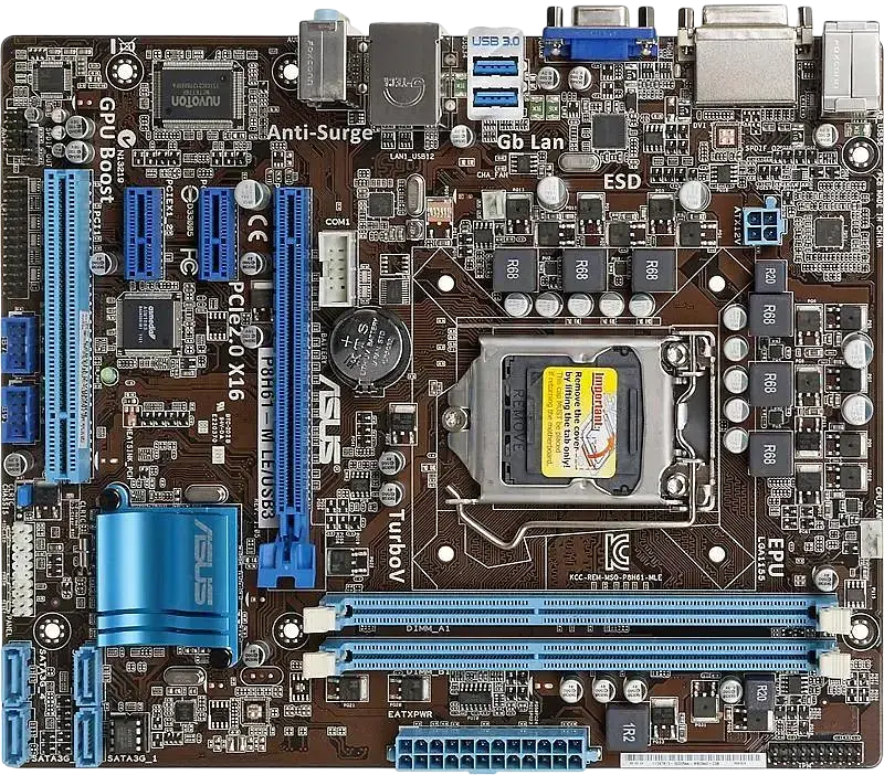 Материнська плата Asus P8H61-M LE/USB3 LGA 1155 (P8H61-M LE/USB3) Б/В - фото 4