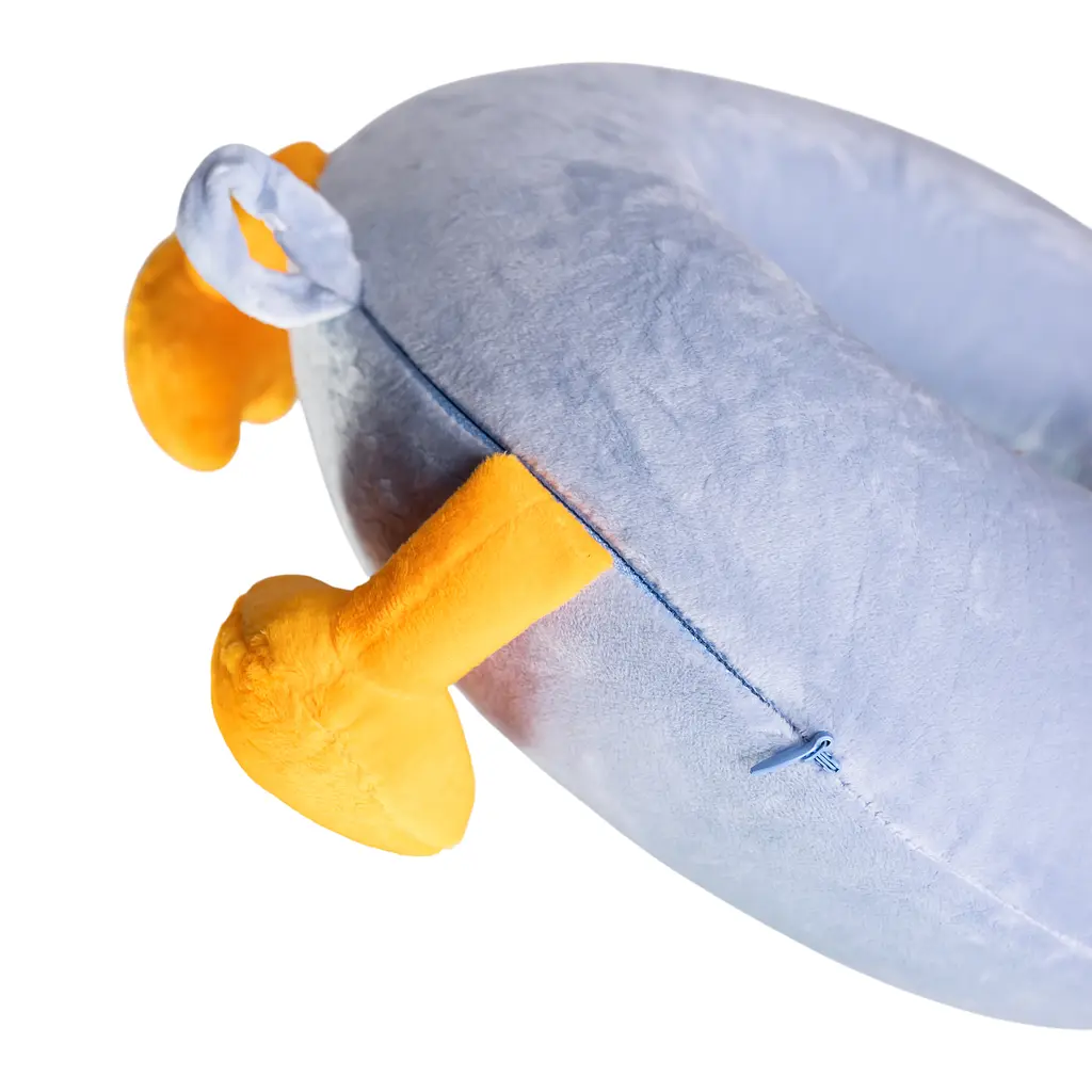 Подушка для шиї Duck U-подібна блакитний HP-56-4BL - фото 4