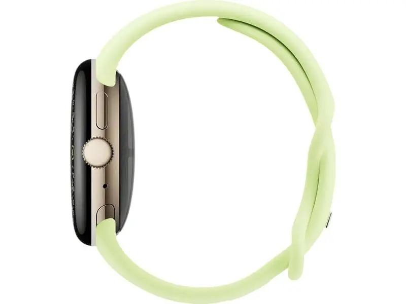 Смарт-годинник Google Pixel Watch 4 41mm Wi-Fi Champagne Gold Aluminum case / Lemongrass Active Band - фото 3