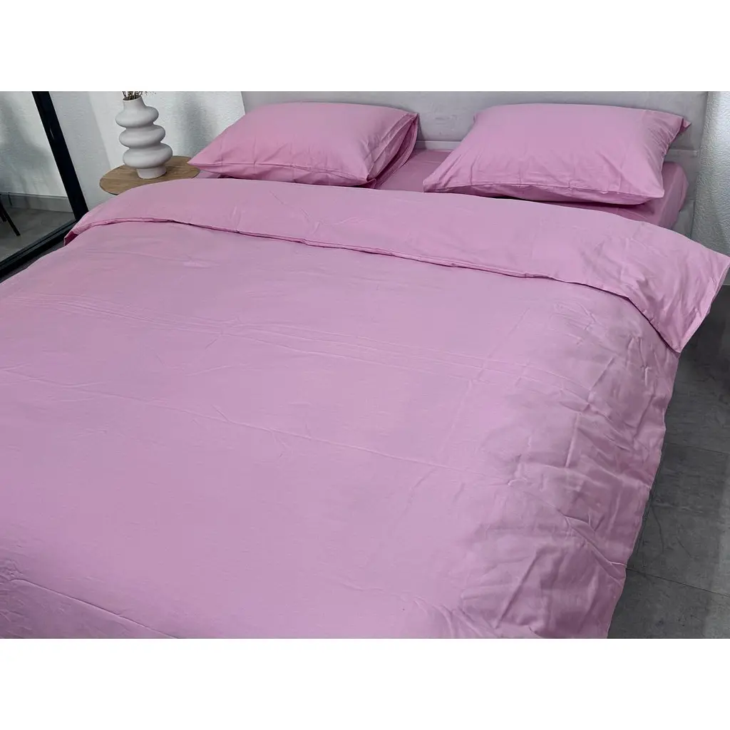 Підковдра Ecotton Brindal Rose сатин 180х215 см рожева (24763) - фото 6