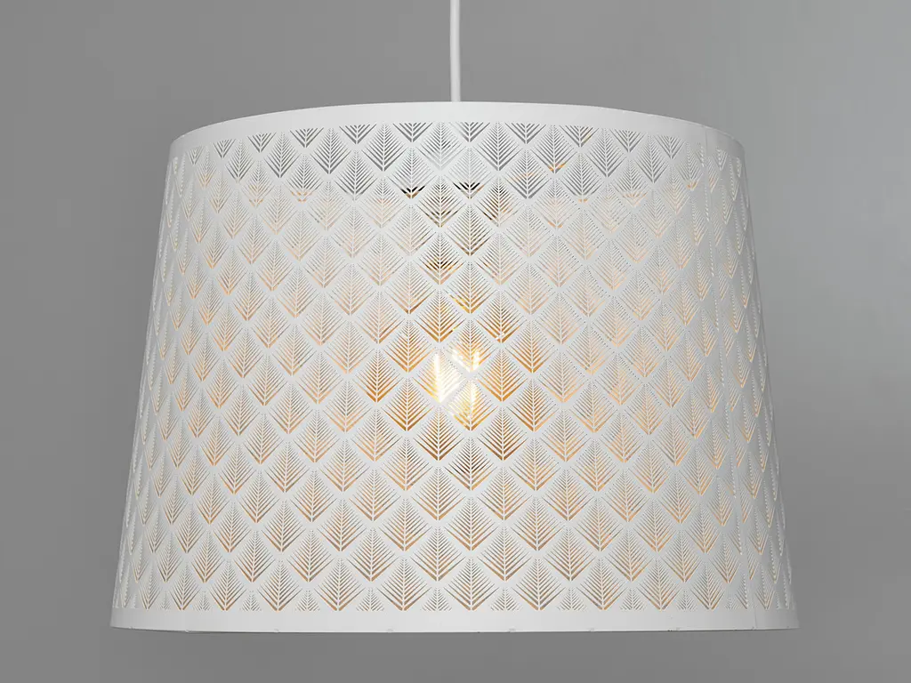 Подвесной светильник Diasha 8393-1WH "Геометрия", E27, 40W, белый, 115 см, стиль Лофт для кухни - фото 2