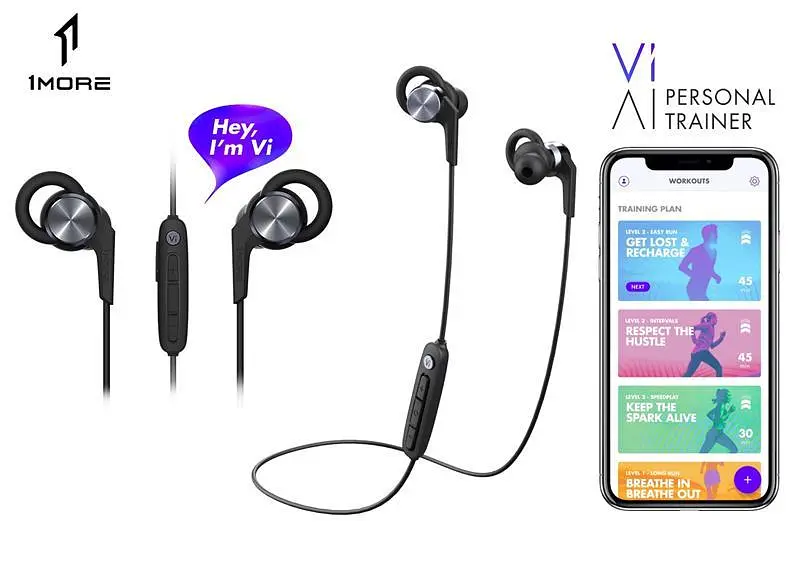 Наушники 1MORE E1018BT iBFree Sport Vi React Wireless Mic Black (E1018-PLUS) - фото 3
