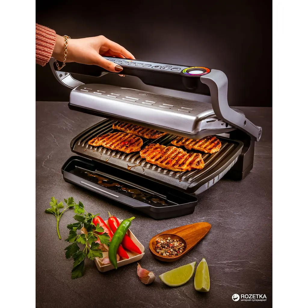 Гриль Tefal OptiGrill+ GC722D34 (GC722D34) - фото 12