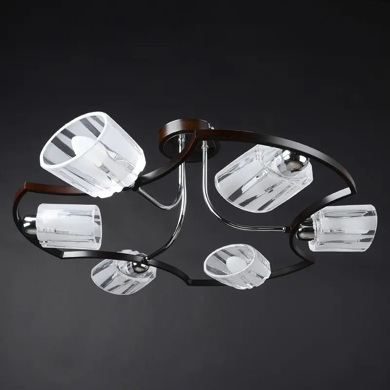 Люстра потолочная Brille E14 40W CH (LK-282C/6) - фото 4