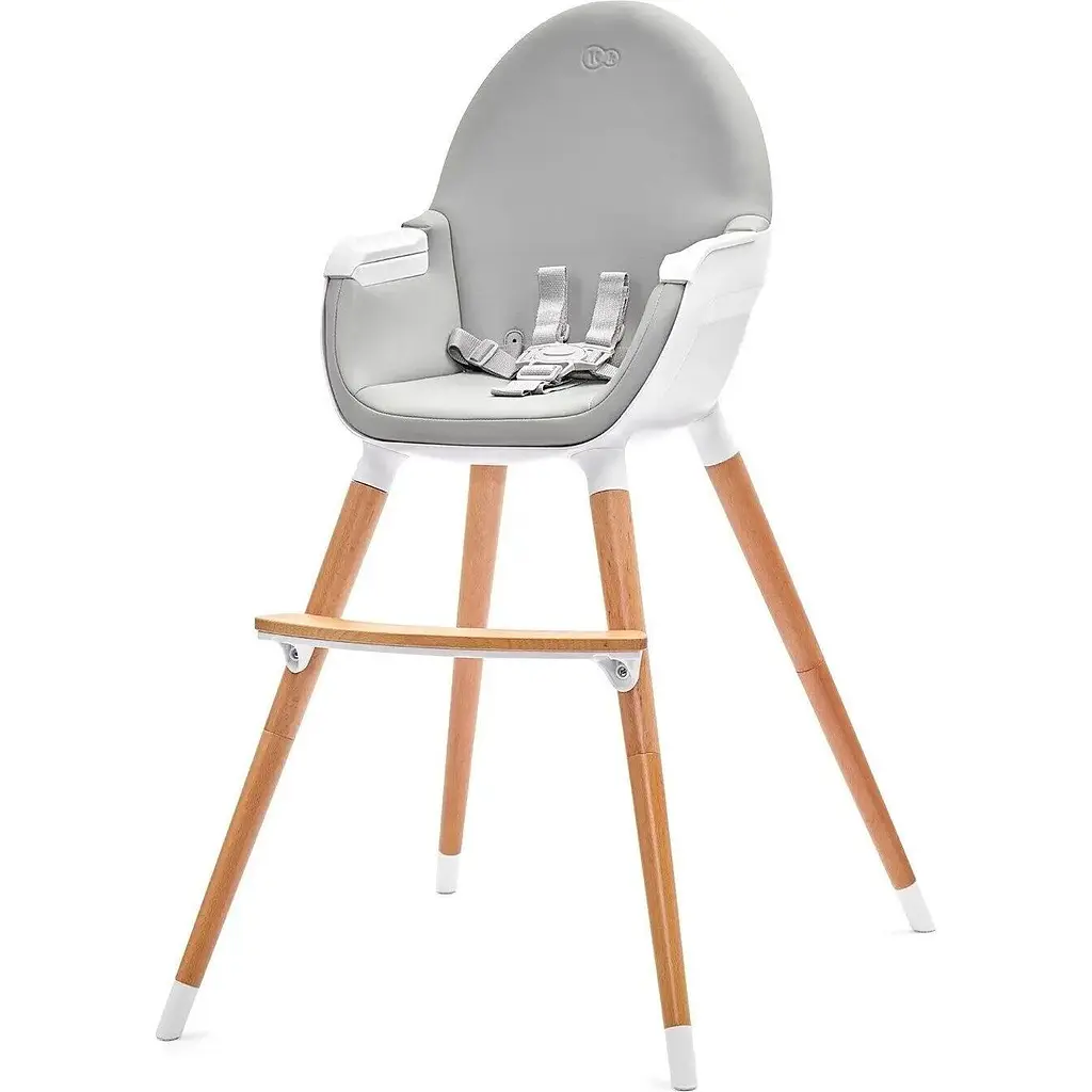 Стільчик для годування 2 в 1 Kinderkraft Fini сірий (00-00158388) - фото 3