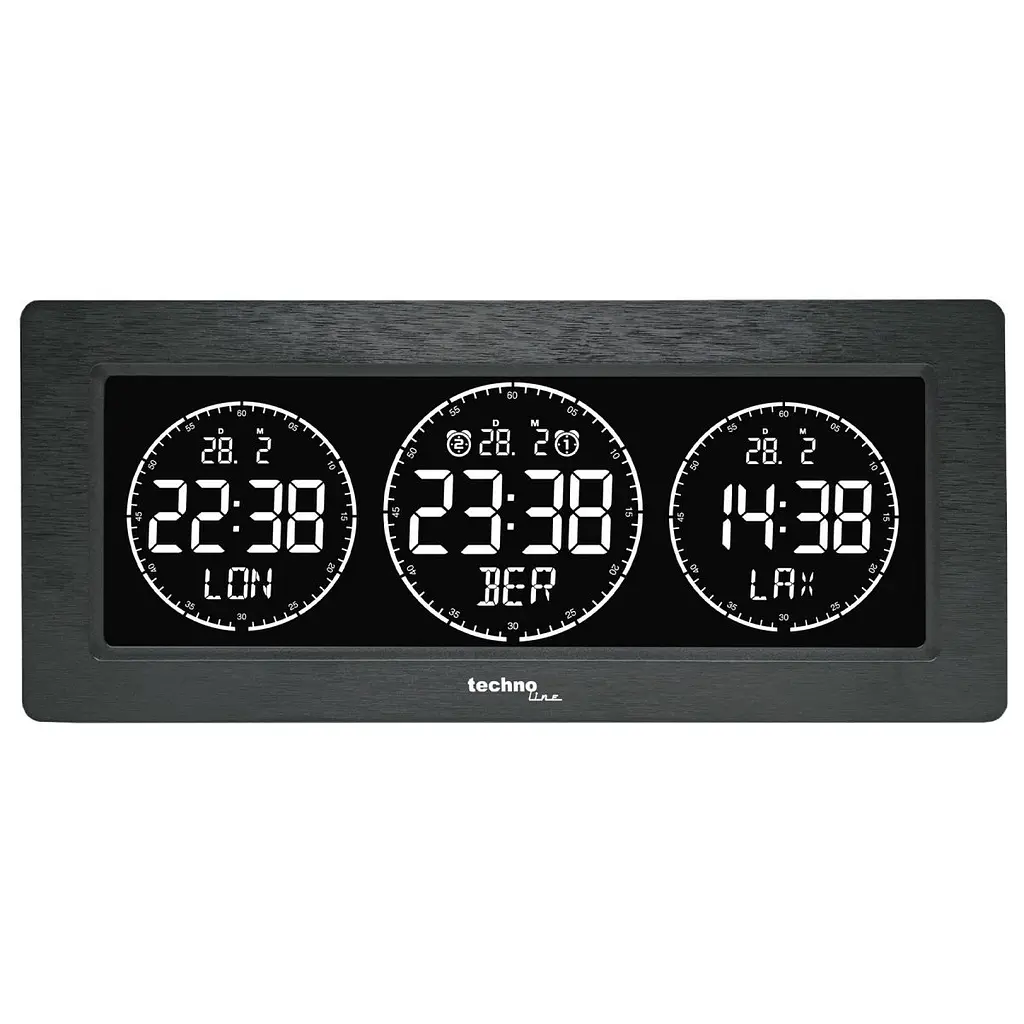 Годинник настільний Technoline WT458 Black (WT458) - фото 4