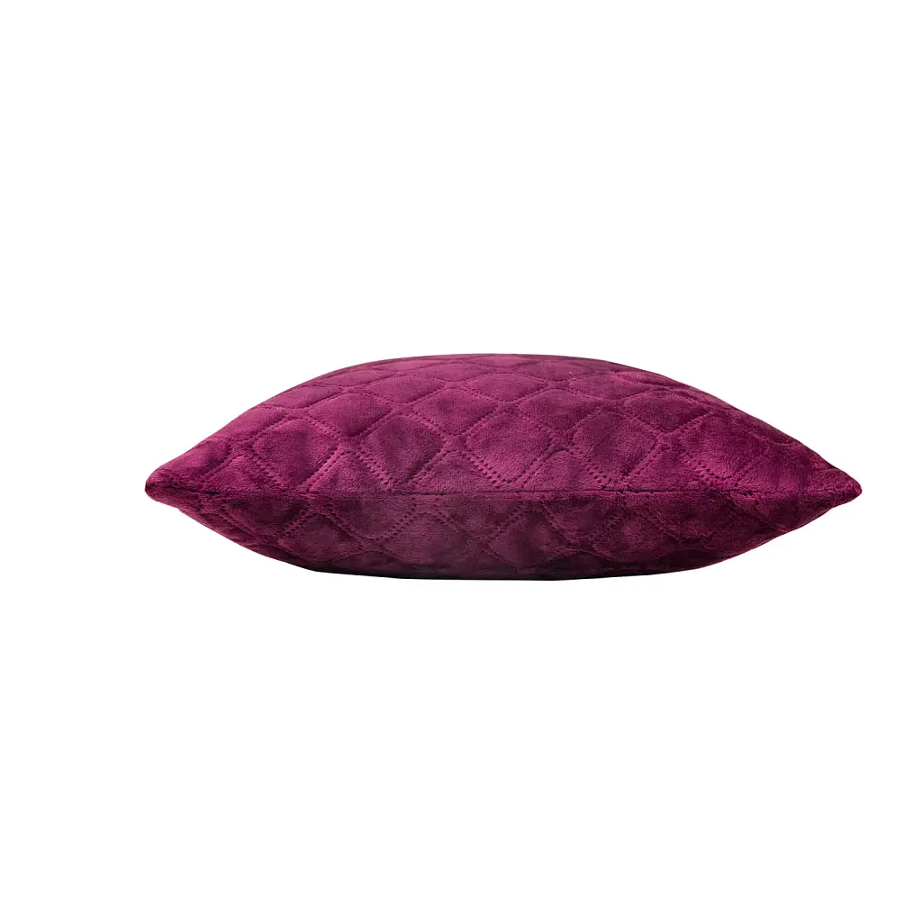Подушка декоративная ТЕП VELOUR 40x40 см бордовая - фото 3