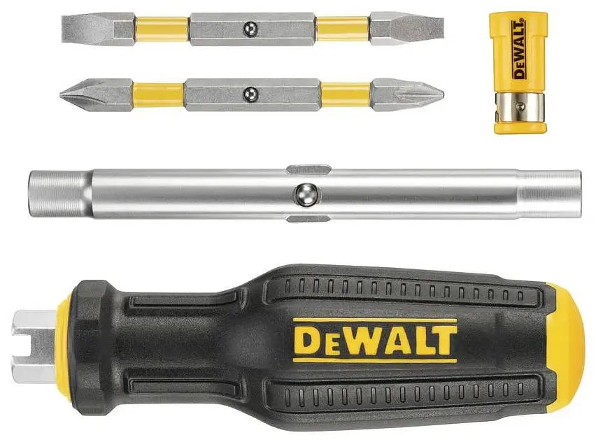 Отвертки FULL FIT 6 Way, с битами 2 шт, рукоятка двухкомпонентная, 75мм DeWALT hoz0014172 - фото 3