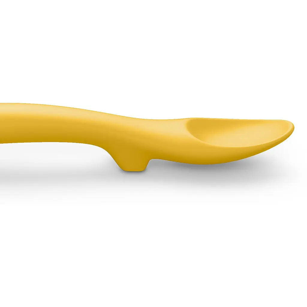 Ложка силіконова Suavinex Animal з мавпою жовта (401353) - фото 2