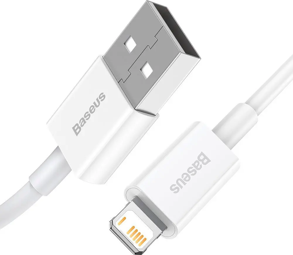 Кабель Baseus Superior Series Fast Charging USB to Lightning 2m White (CALYS-C02) [92819] - фото 2