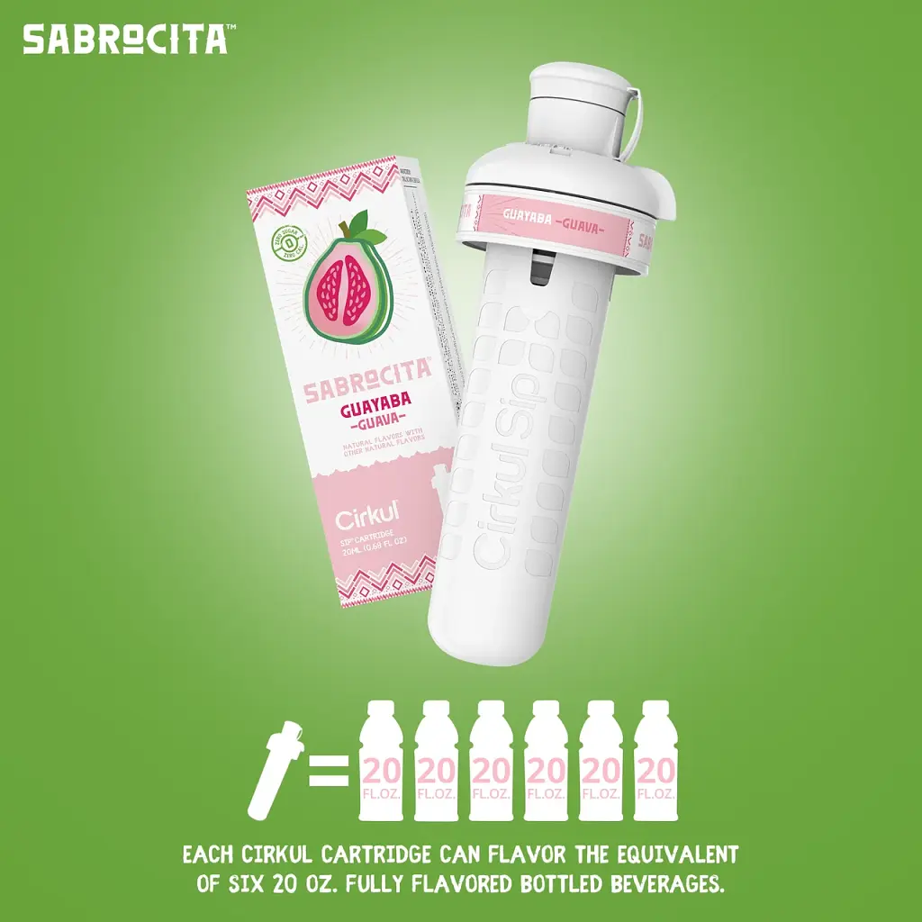 Картридж для напоїв Cirkul Sabrocita зі смаком гуави 1 упаковка - фото 4