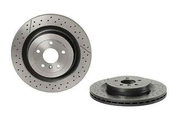Диск тормозной вентилируемый перфорированный Mercedes Gle, Gl, Gls, M-class 11-19г Brembo ( 09.B710.11 ) - фото 2