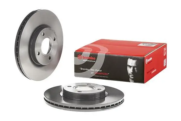 Диск гальмівний вентильований Ford B-max, Tourneo B460, Fiesta VI 08-25р Brembo (09.C422.11) - фото 2
