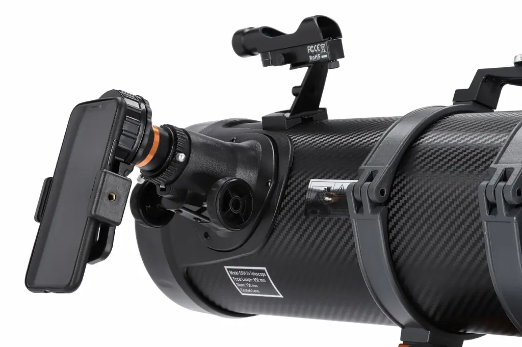 Телескоп Carbon 130/650 EQ5 з адаптером для смартфона (88019) - фото 4