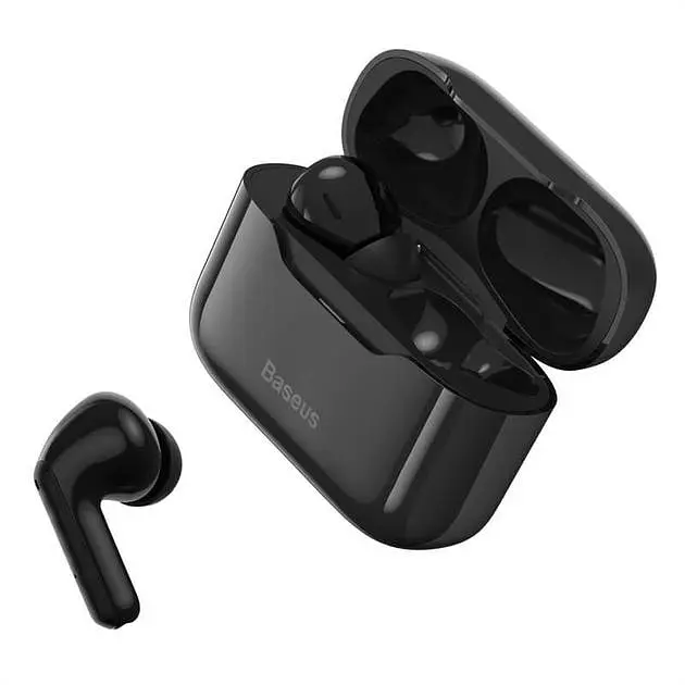 Бездротові навушники Baseus SIMU ANC True Wireless Earphone S1, BT5.1, 40mAh, 380mAh, 4.5h, 24h, (NGS1-02) black - фото 2