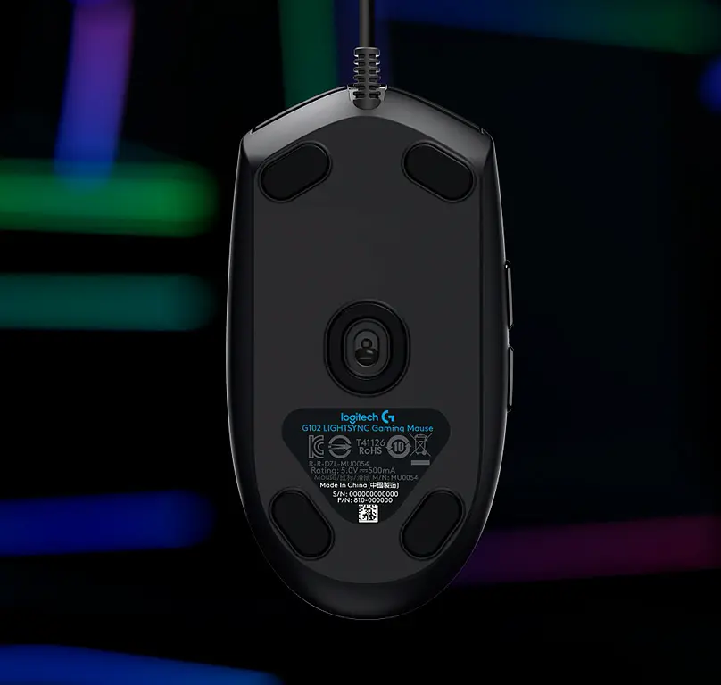 Компьютерная мышь Logitech G102 Lightsync - Lilac - EER teh0022104 - фото 3