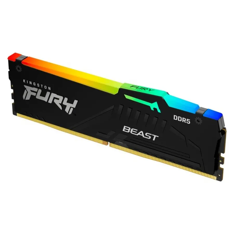 Kingston Пам'ять ПК Kingston DDR5 16GB 6400 FURY Beast RGB EXPO - фото 4