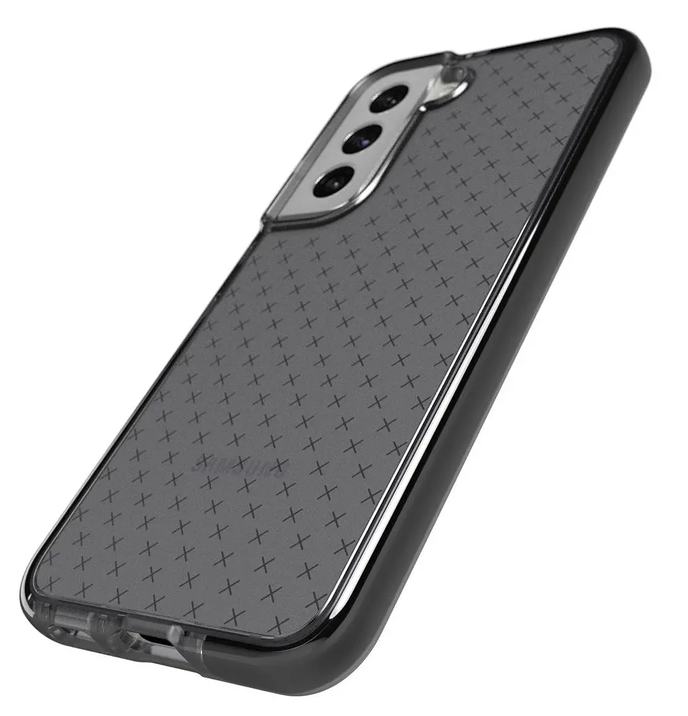 Протиударний силіконовий чохол Tech21 Evo Check для Samsung Galaxy S22 (6.1) Black - фото 5