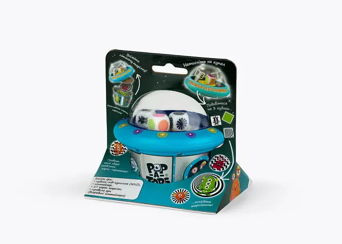 Настільна гра Fun Games Shop Pop-A-Tops: Знайди марсіанина (Pop-A-Tops: Match a Martian) (укр.) (FGS62) - фото 2
