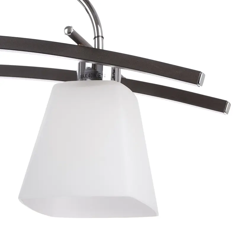 Люстра потолочная Brille классическая E14 40W CH (LK-536C/3) - фото 4