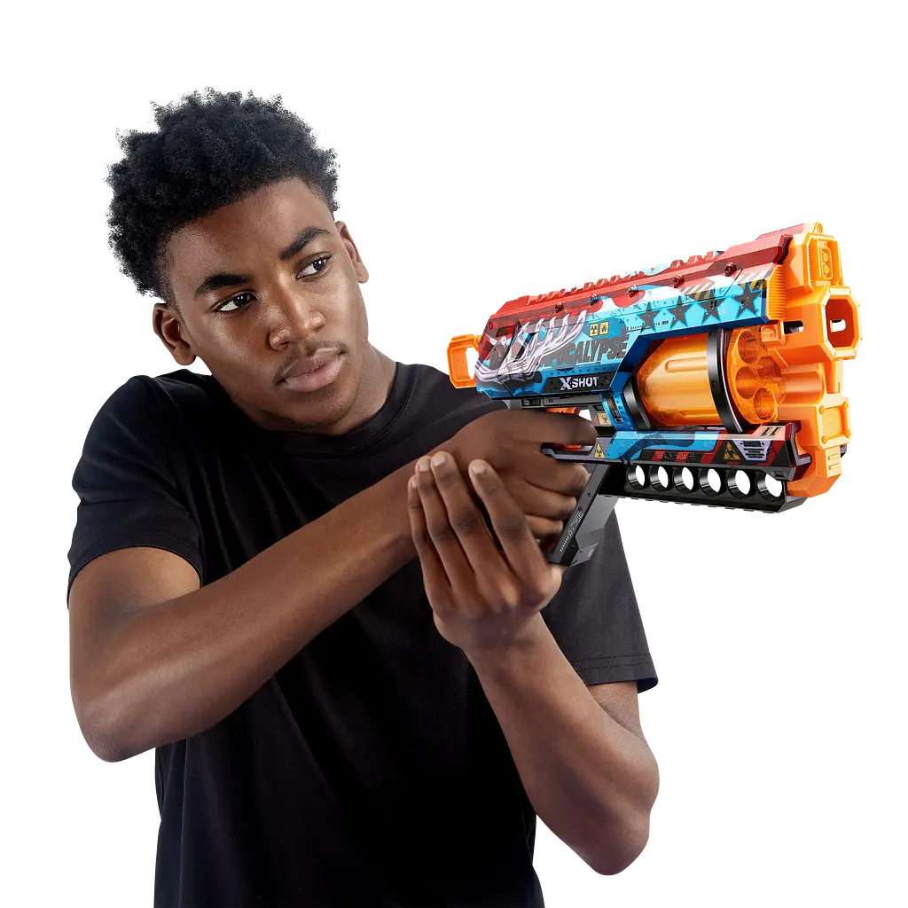 Швидкострільний бластер Zuru X-Shot Skins Griefer Apocalypse, 12 патронів (36561E) - фото 5