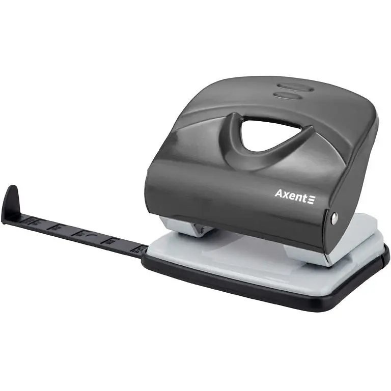 Діркопробивач Axent Exakt-2, 30 аркушів чорний (3930-01-A) - фото 2