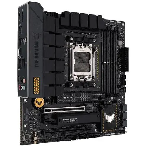 Материнська плата Asus AM5 TUF Gaming B650M-PLUS, B650, 4xDDR5, Int.Video (CPU), 4xSATA3, 2xM.2, 2xPCI-E 4.0 16x, 1xPCI-E 4.0 1x, Realtek 7.1, Realtek 2.5Gb, 6xUSB3.2/6xUSB2.0, HDMI/DP, MicroATX - фото 3