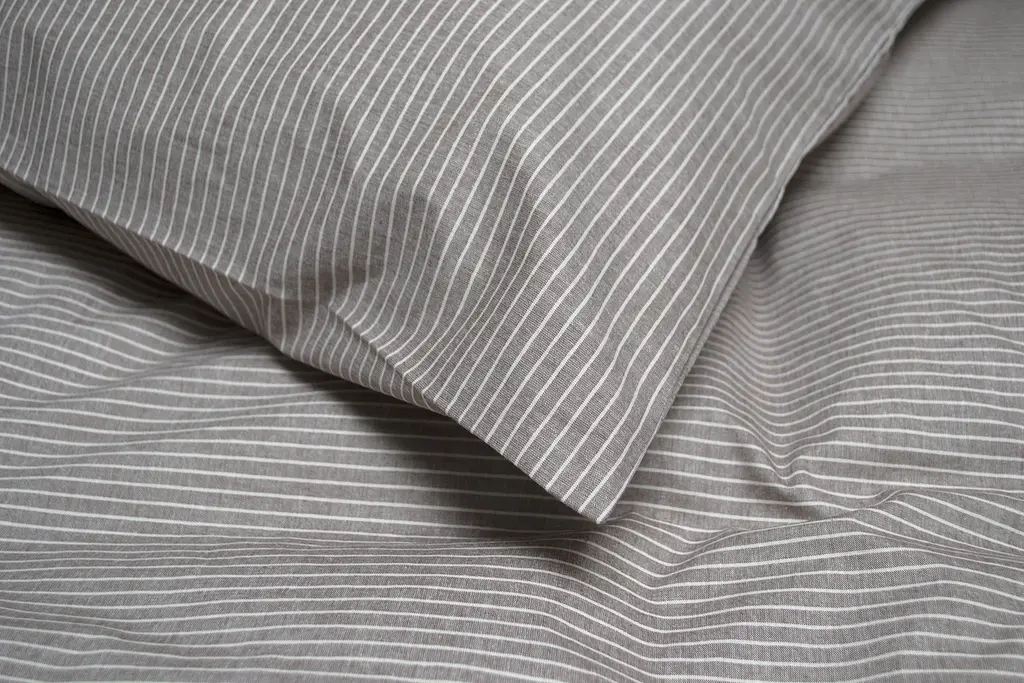 Постельное белье Lotus Home - Premium Percale Stripe коричневый семейный - фото 6