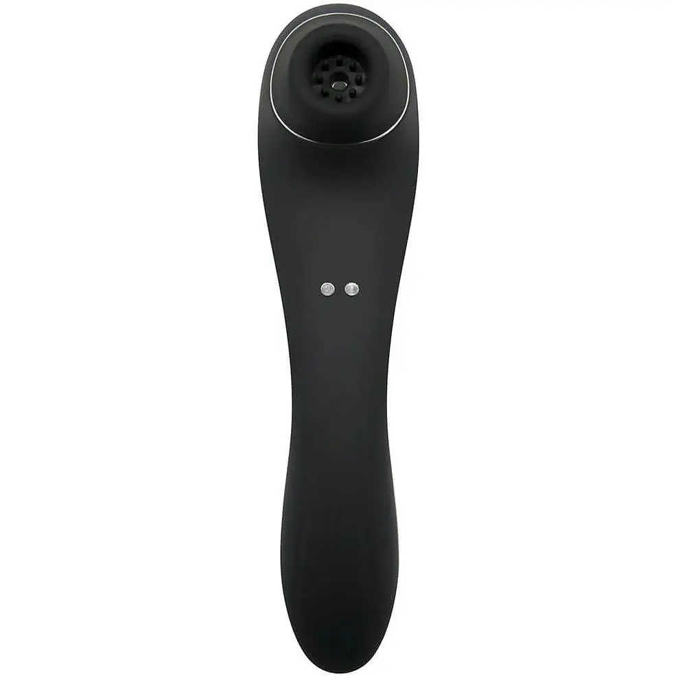 Вибратор и вакуумный стимулятор Alive Midnight Quiver Black - фото 4