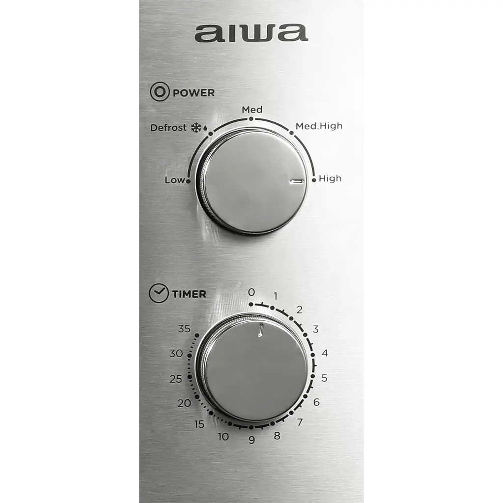 Мікрохвильова піч AIWA NAMICOOK SILVER20 MW-200SL 20л/ 700Вт/ мех.управл../срібна - фото 6
