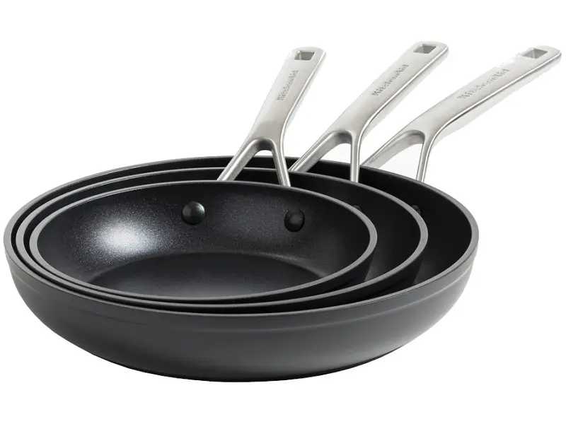 Набір сковорідок KitchenAid Forged Hardened 20/24/28см (CC005699-001)
