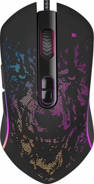 Мышь Defender Witcher GM-990 RGB Black [52990] [69169] - фото 2