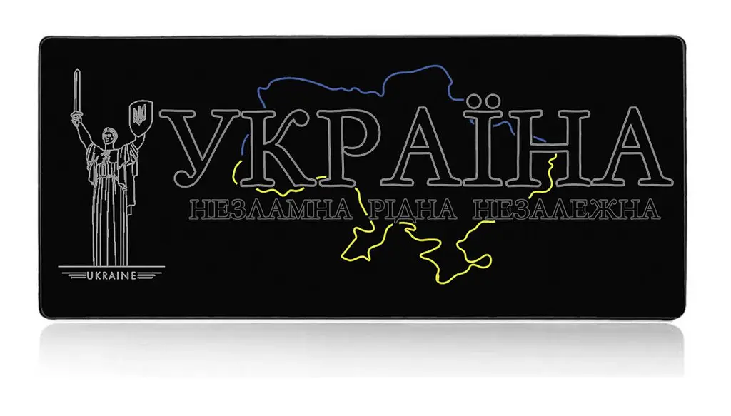 Геймерский коврик Primo Ukraine для мыши игровая поверхность 80x30 см - фото 2