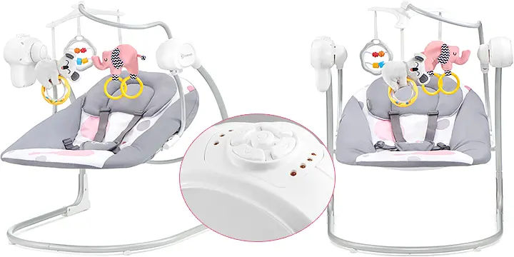 Електронний заколисуючий центр Kinderkraft Minky Mint (5902533909063) - фото 2