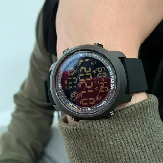 Годинник North Edge Laker Black 5BAR - фото 4